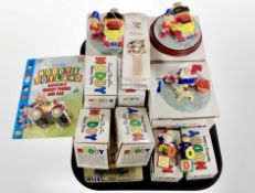 A group of Enid Blyton Noddy toys.