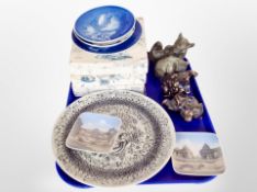 A group of Royal Copenhagen and Bing and Grondahl porcelain plates,