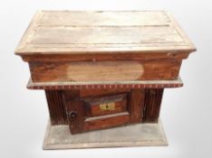 A 19th century Scandinavian painted pine cabinet,