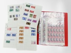 An album containing early 20th century and later world stamps,