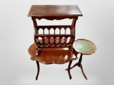 A low occasional table,