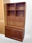 A 1970's Danish teak cocktail cabinet,