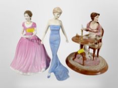 Two Royal Doulton figures : Diana Princess of Wales & Sweet Memories HN 4582,