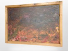 Searle : Abstract composition, oil on canvas,