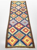 A Maimana kilim runner,