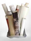 A box of assorted Danish posters.