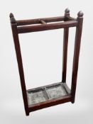A late Victorian umbrella stand,