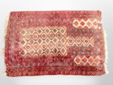 A Balouch prayer rug, Afghanistan, 125cm x 86cm.