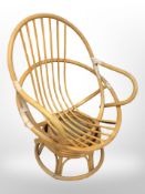 A pair of 20th century bentwood chair frames