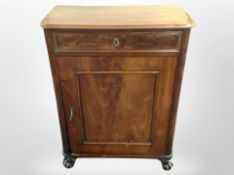 A 19th century Danish mahogany pier cabinet,