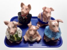 Five Wade Natwest pigs.