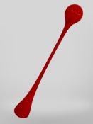 A yard of ale glass, length 77cm.