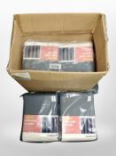 A box of Good Home curtains.