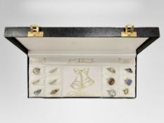 Twelve silver dress rings