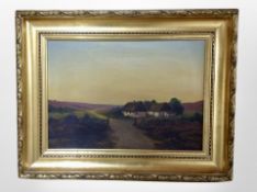 Continental school : A rural thatched homestead,