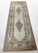 A machine made runner,