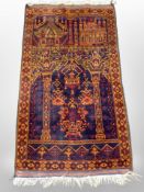 A Balouch prayer rug, Afghanistan,