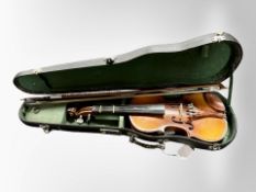 A Chinese child's violin with two-piece 11