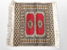 A Lahore Bokhara rug,