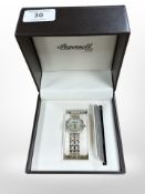 A lady's Ingersoll gold plated quartz wristwatch with mother of pearl dial CONDITION