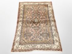 A Hamadan rug, North West Iran, 124cm x 82cm.