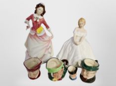 A Royal Doulton figure: 'Susan HN3871', a further figure: 'Heather HN2956',