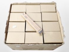 A large quantity of bamboo toothbrushes.