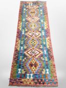 A Chobi kilim runner,