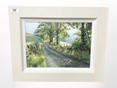 Alistair Butt : Early Summer in Whafedale, oil on canvas,