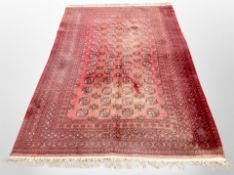 A Bokhara rug, Afghanistan, 264cm x 169cm.