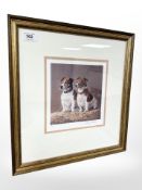 After Andrew Hutchinson : Double trouble, limited edition colour print, signed in pencil,