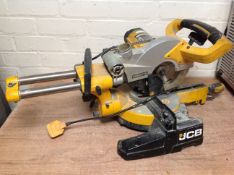 A JCB SCMS 210 compound mitre saw