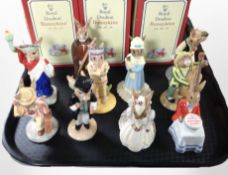 10 Royal Doulton Bunnykins figures, boxed.