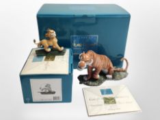 Two Walt Disney Classics Collection figures,
