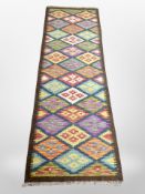 A Maimana kilim runner,