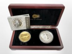 Mint of Norway - Nelson Mandela South Africa Rugby 2 oz set 2011,