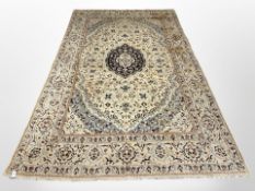A Nain carpet, Central Iran,