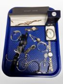 A group of lady's fashion wristwatches, including DKNY, Seiko, etc.