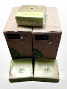 Two boxes containing Poppies napkins.