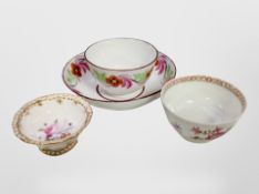 A 19th century Chinese Famille Rose export porcelain tea bowl, diameter 8cm,
