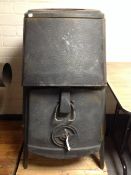 A Jotul cast iron log burner,