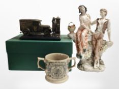 A Ringtons model of a car in box,