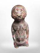 West African pottery fertility figure.