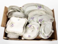 A box of KPM dinner porcelain.