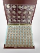 An album of 1947 and later British coins.