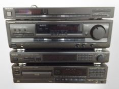 Four Technics Hi-Fi separates comprising compact disc player SL-PG420A,