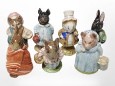 Seven Beswick Beatrix Potter figures, as illustrated.