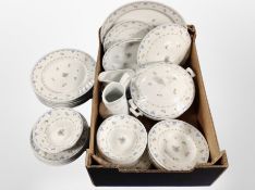 A quantity of Royal Worcester Ribbons and Bows dinner porcelain