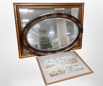 R E Miller : Last Orders, watercolour, 24 cm x 37 cm,