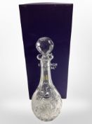 An Edinburgh Crystal decanter in box, height 32cm.